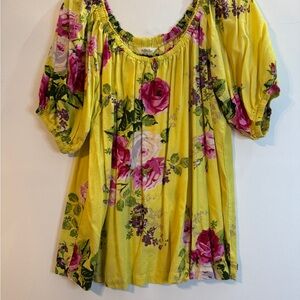 Matilda Jane Yellow Floral Blouse